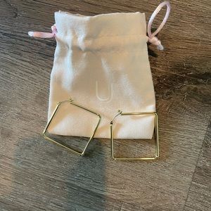 Uncommon James girl boss gold hoops MEDIUM